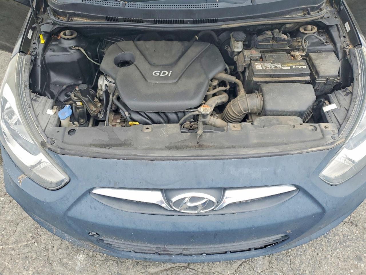 2013 Hyundai Accent Gs Черный vin: KMHCT5AE5DU127428