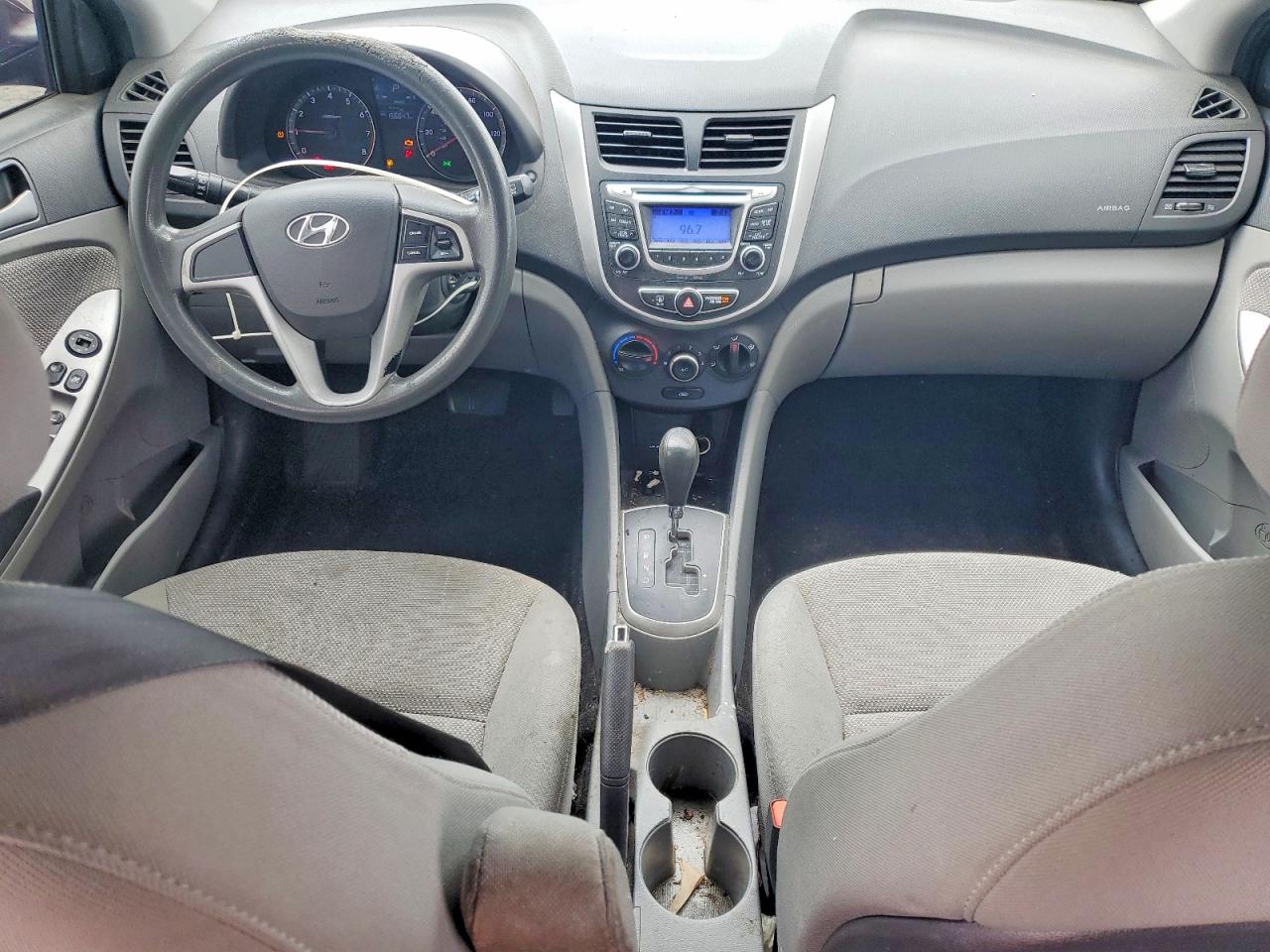 2013 Hyundai Accent Gs Черный vin: KMHCT5AE5DU127428