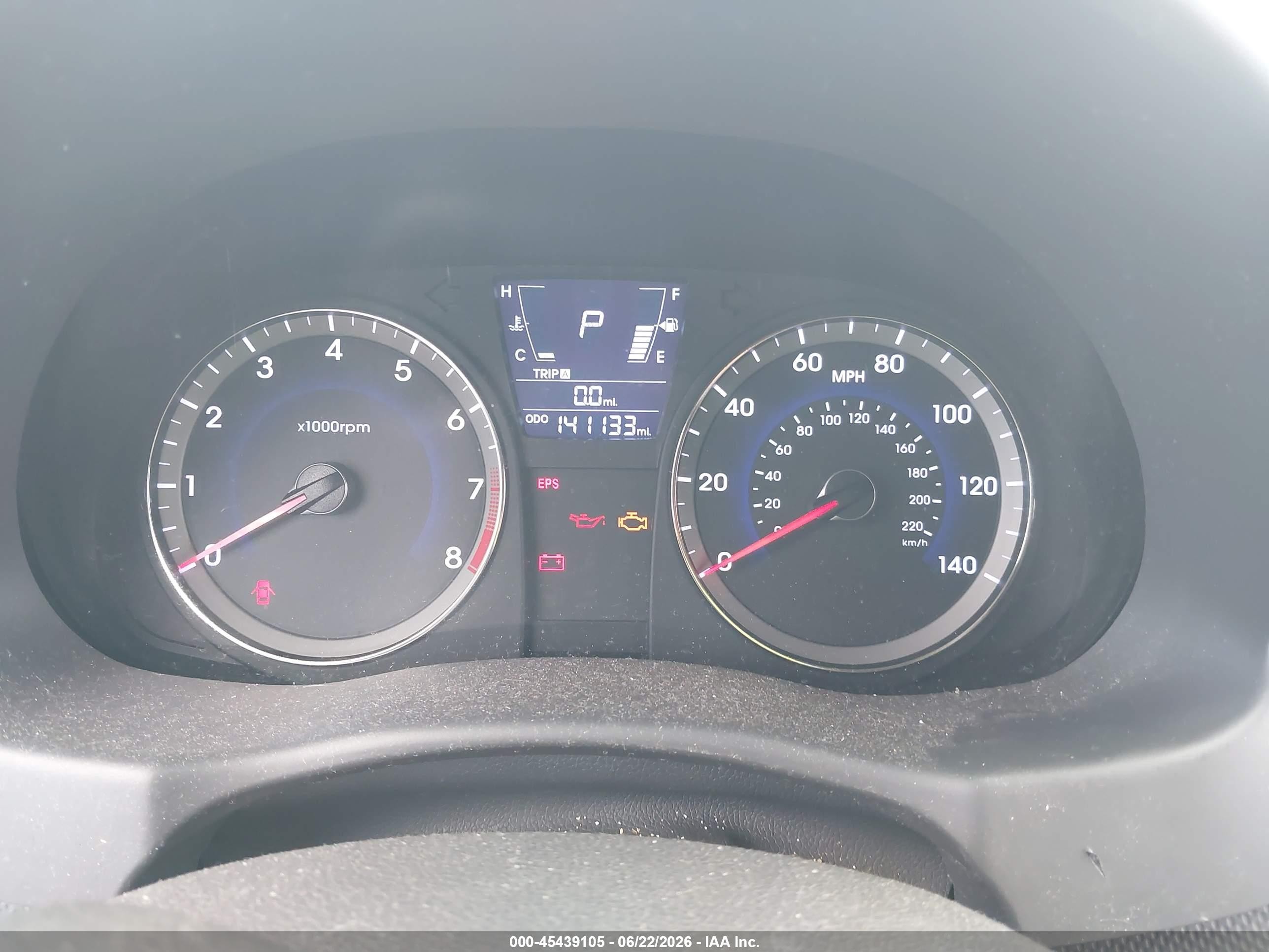 2013 Hyundai Accent Gs Light Blue vin: KMHCT5AE5DU137473