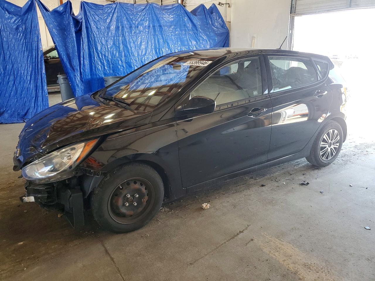 2014 Hyundai Accent Gs Black vin: KMHCT5AE5EU141251