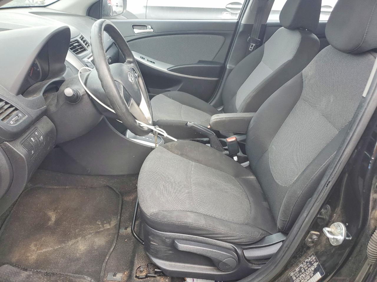 2014 Hyundai Accent Gs Black vin: KMHCT5AE5EU141251