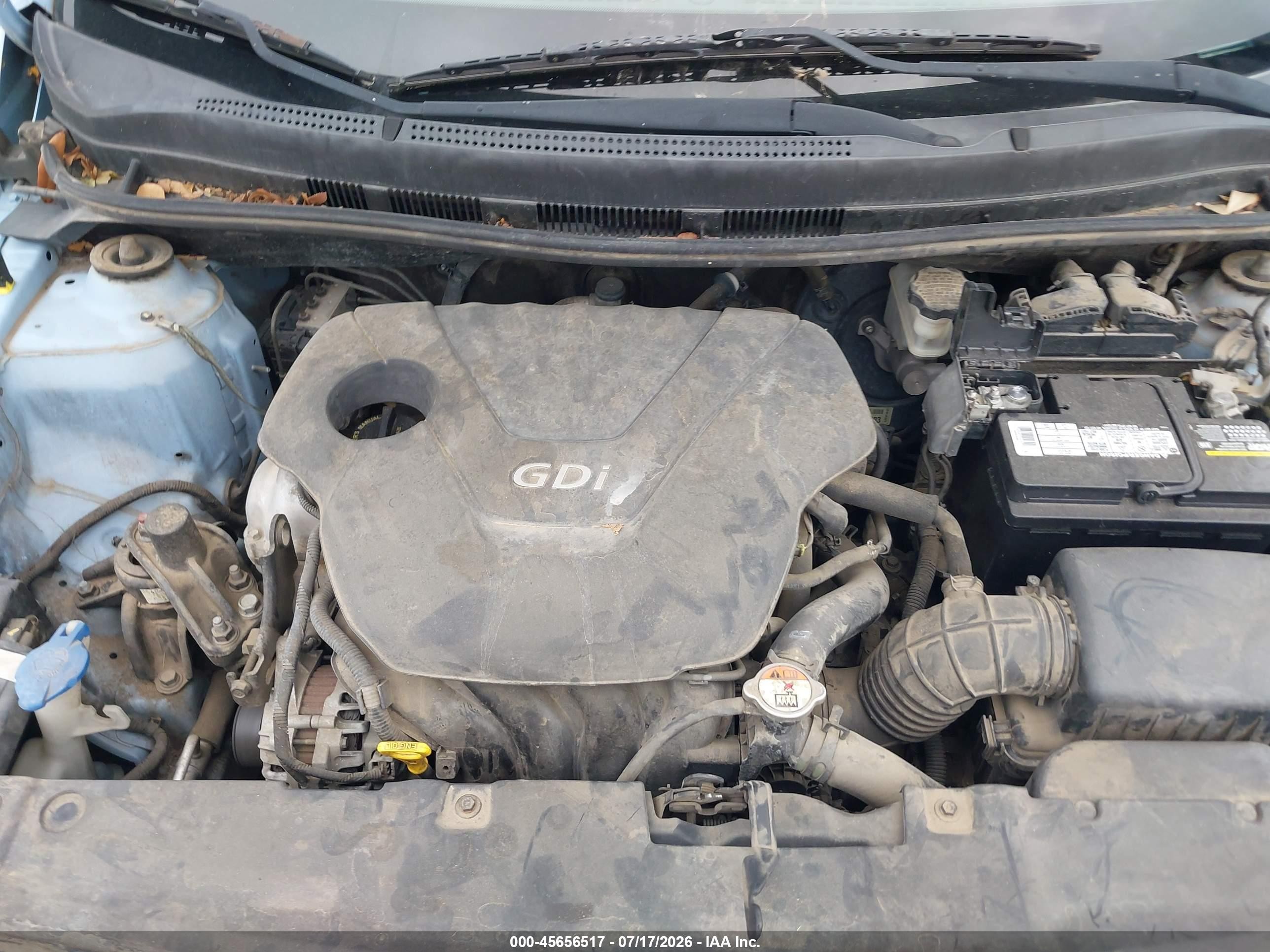2014 Hyundai Accent Gs Blue vin: KMHCT5AE5EU141377
