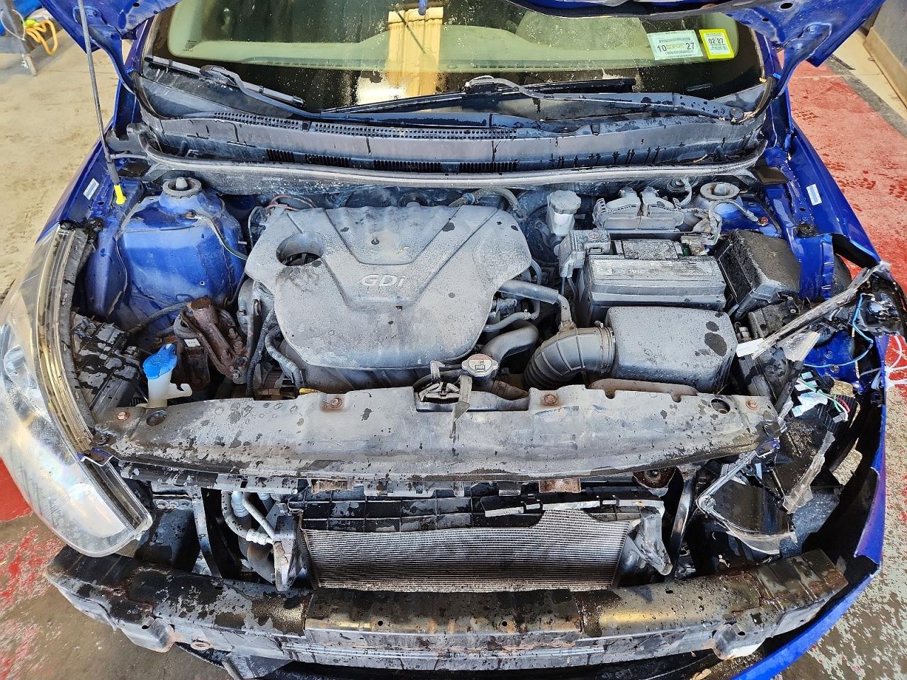 2014 Hyundai Accent Gs Blue vin: KMHCT5AE5EU166666