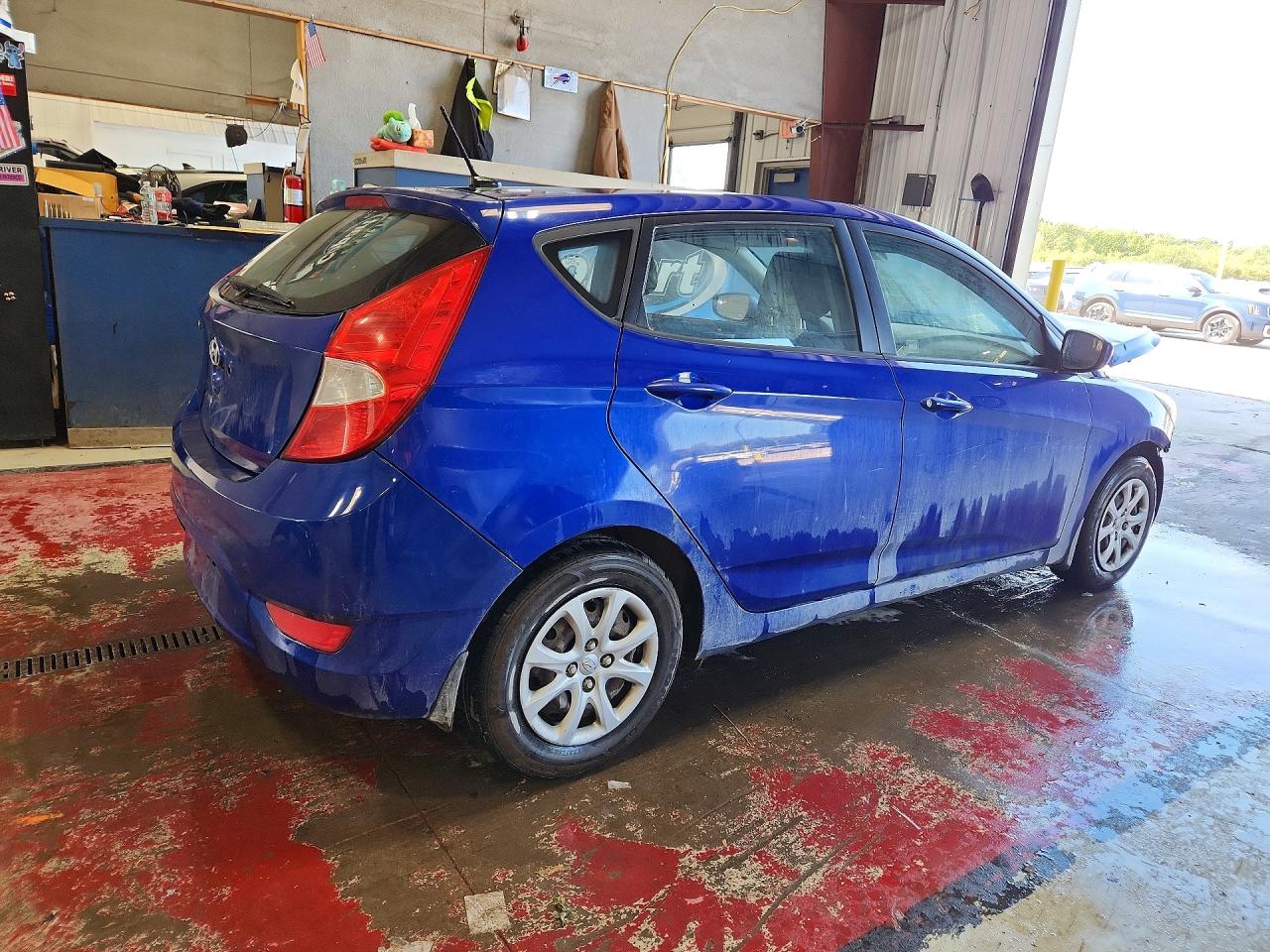 2014 Hyundai Accent Gs Blue vin: KMHCT5AE5EU166666