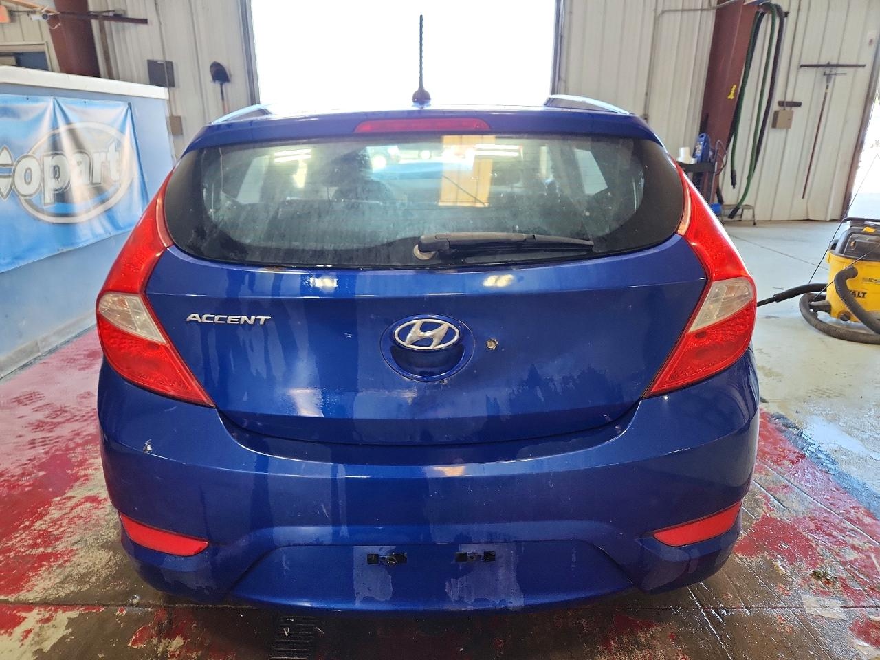 2014 Hyundai Accent Gs Blue vin: KMHCT5AE5EU166666