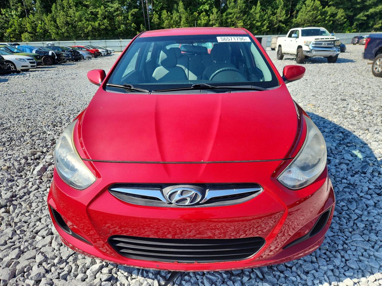 2014 Hyundai Accent Gs Red vin: KMHCT5AE5EU183824