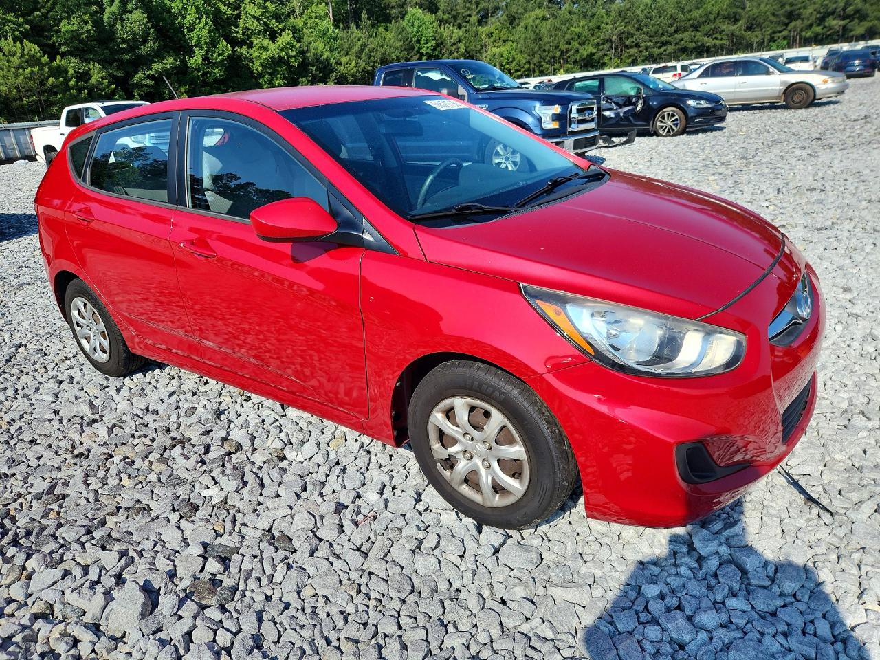 2014 Hyundai Accent Gs Red vin: KMHCT5AE5EU183824