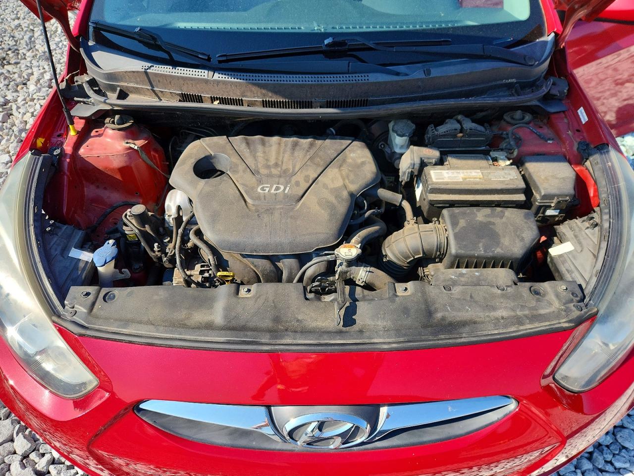 2014 Hyundai Accent Gs Red vin: KMHCT5AE5EU183824