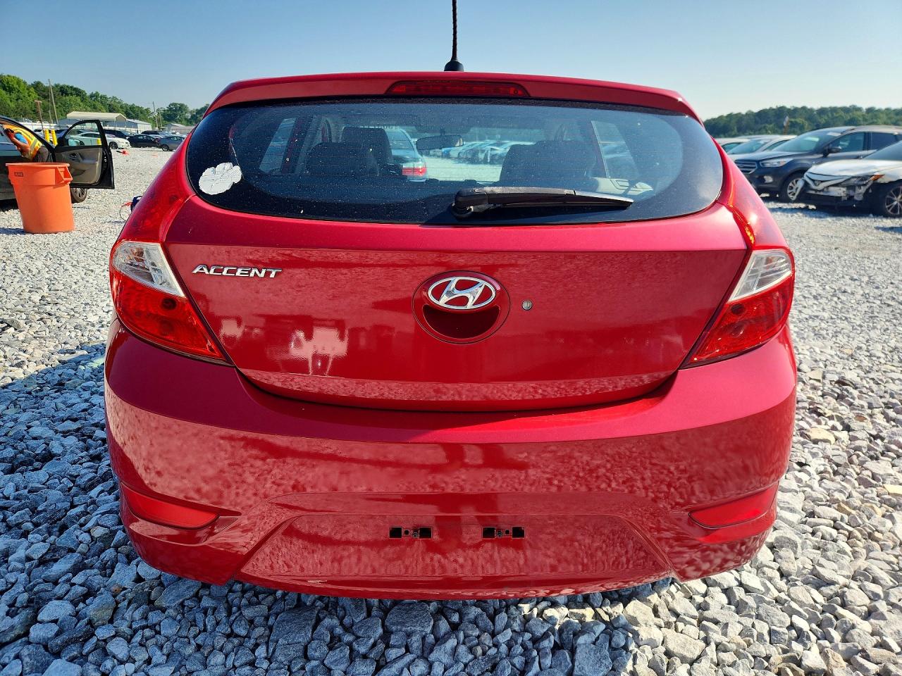 2014 Hyundai Accent Gs Red vin: KMHCT5AE5EU183824