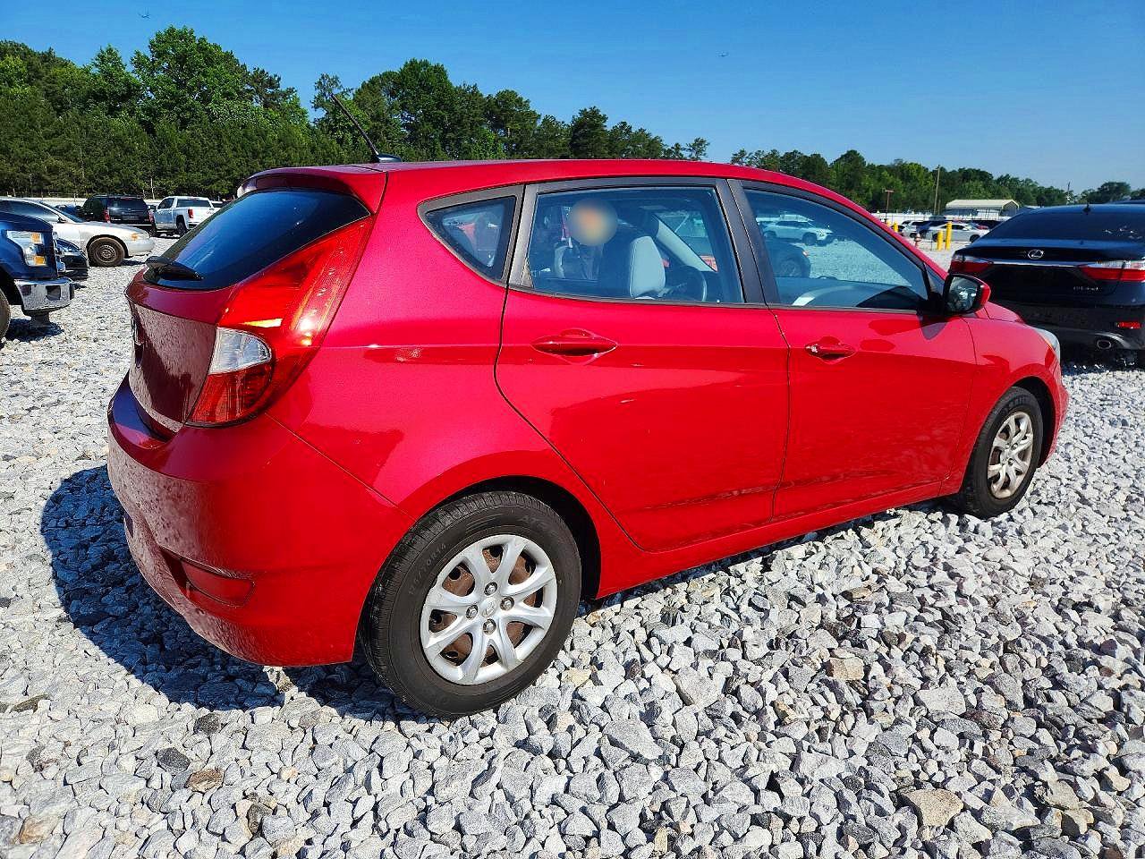 2014 Hyundai Accent Gs Red vin: KMHCT5AE5EU183824