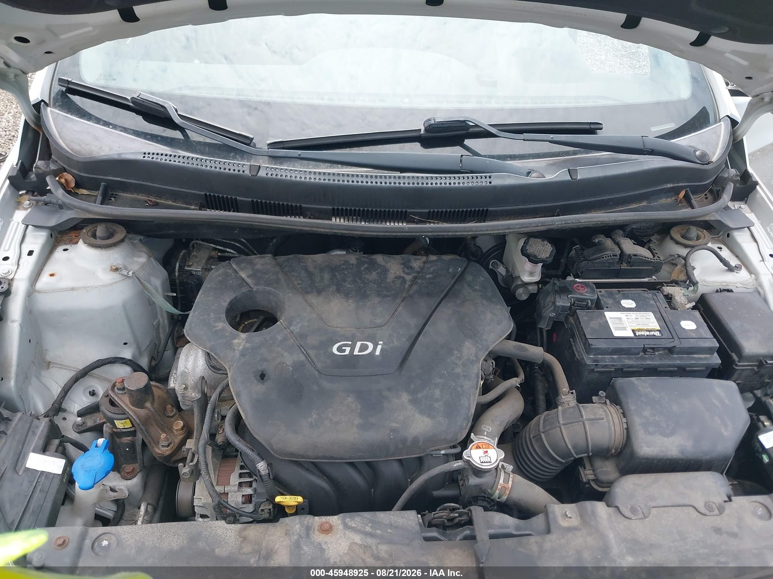 2014 Hyundai Accent Gs Серебряный vin: KMHCT5AE5EU188781