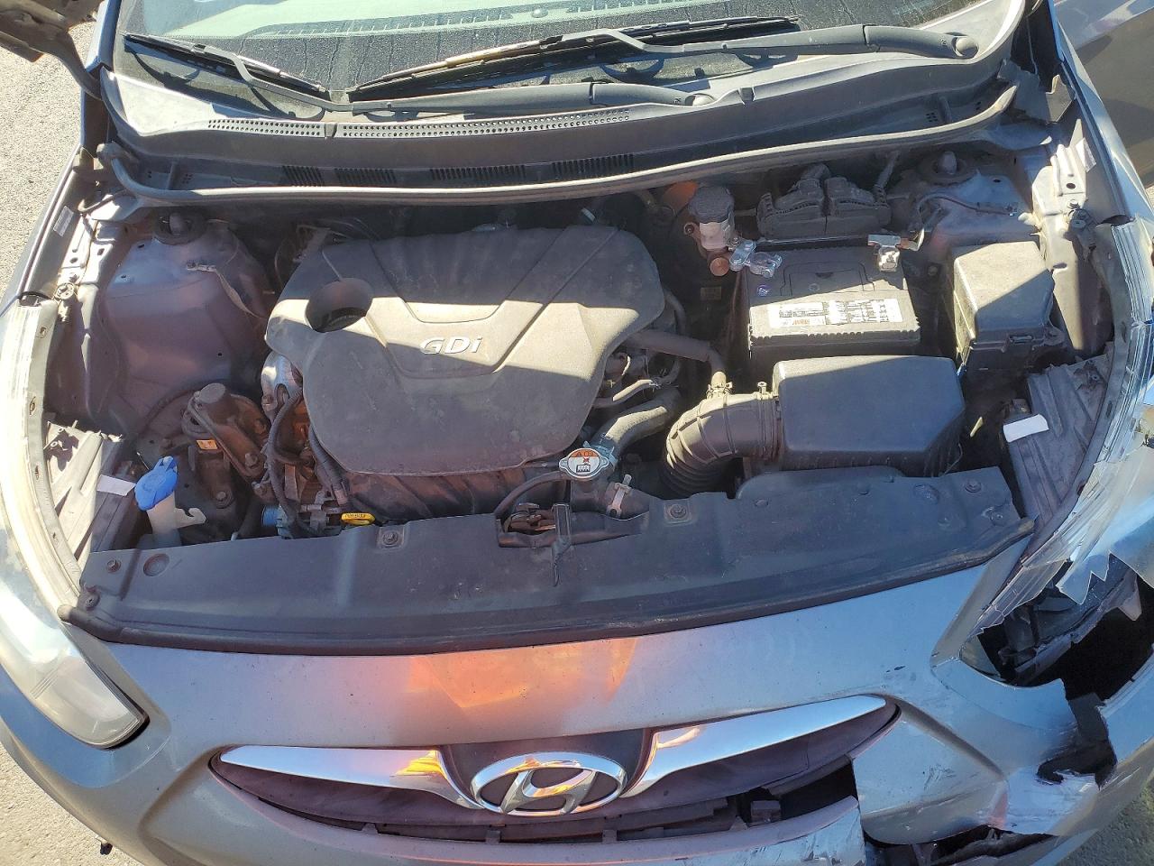 2014 Hyundai Accent Gs Gray vin: KMHCT5AE5EU192927