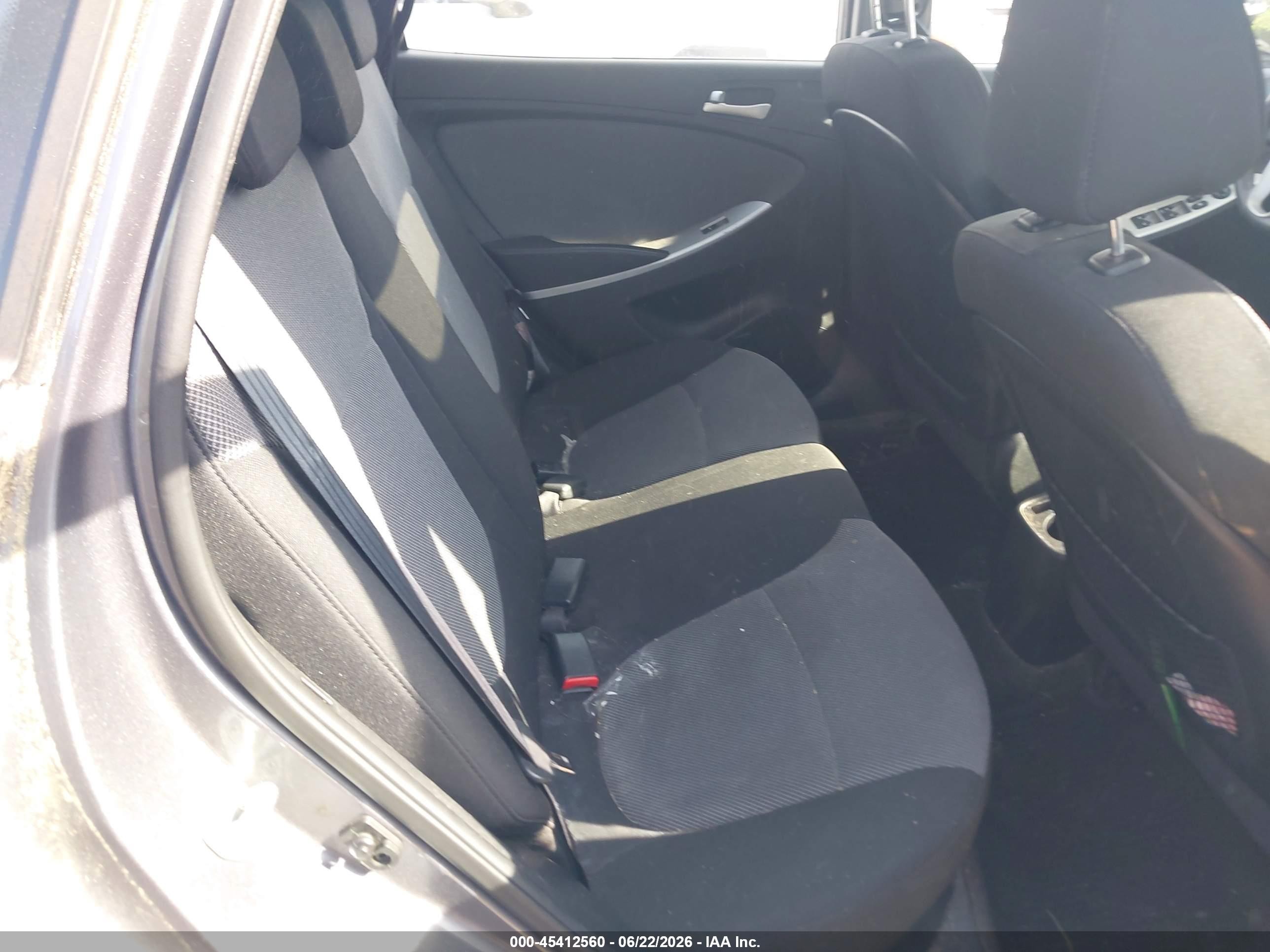 2014 Hyundai Accent Gs Серый vin: KMHCT5AE5EU193155