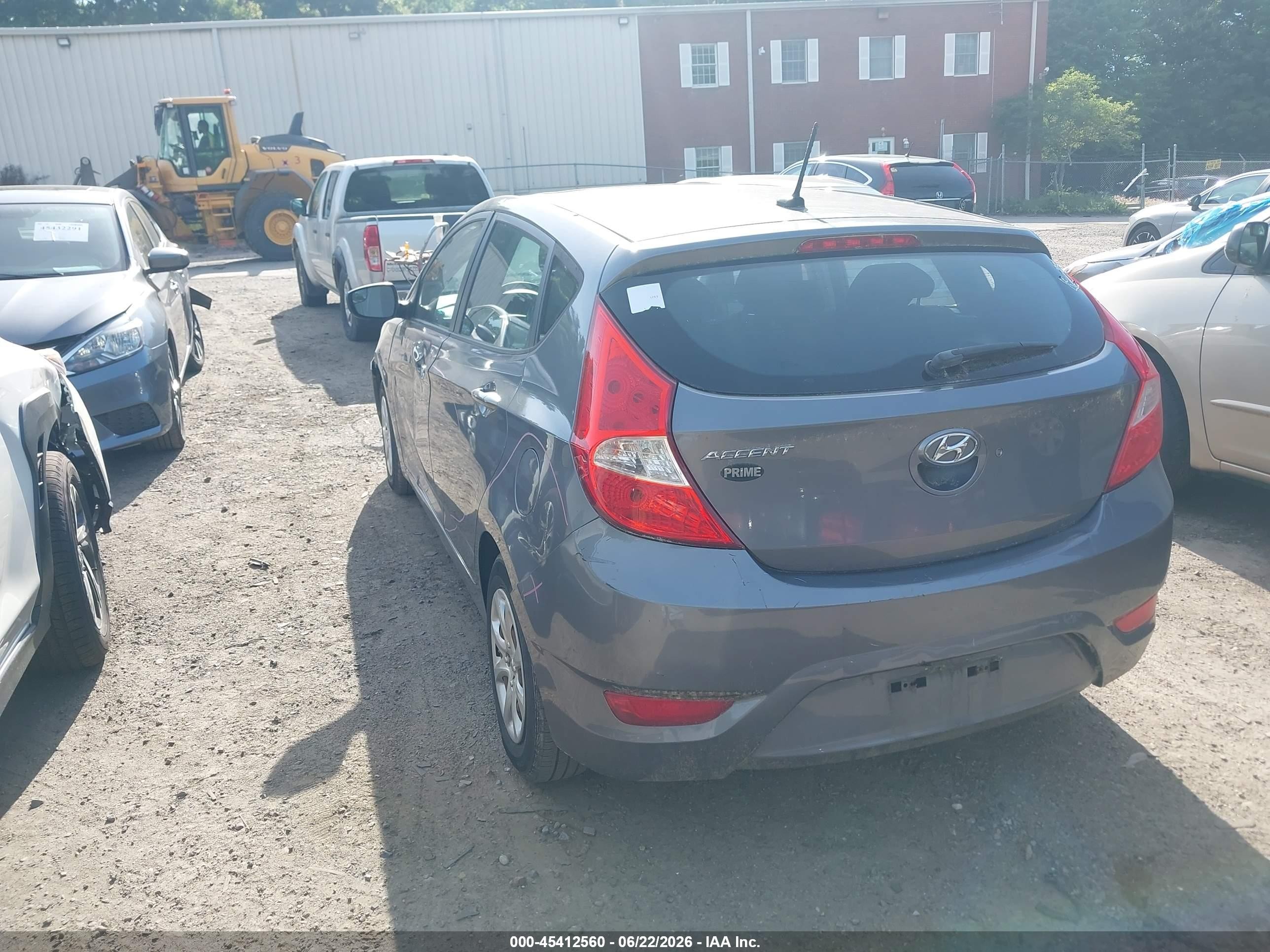 2014 Hyundai Accent Gs Серый vin: KMHCT5AE5EU193155