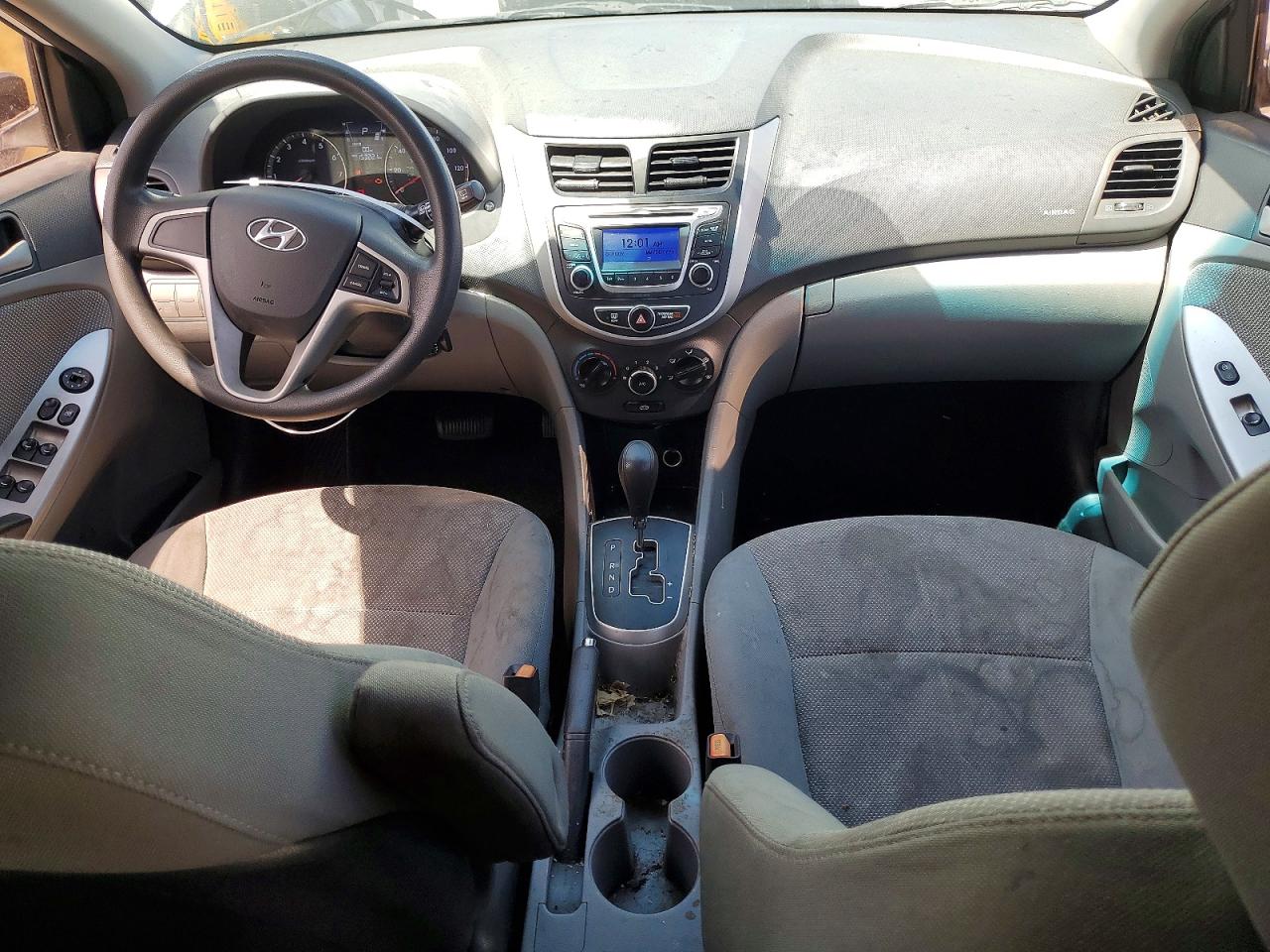 2014 Hyundai Accent Gs White vin: KMHCT5AE5EU193298