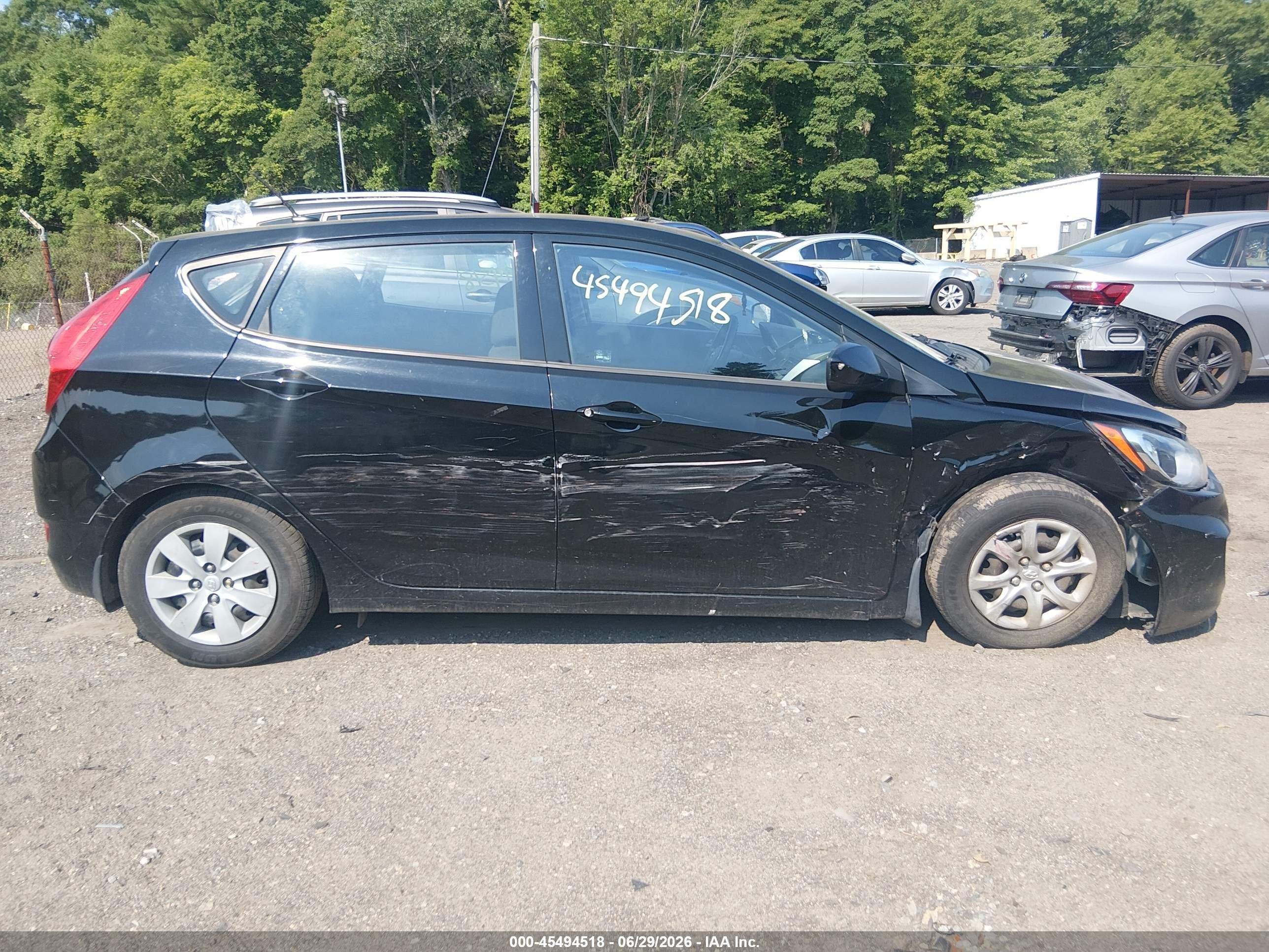 2014 Hyundai Accent Gs Черный vin: KMHCT5AE5EU194001