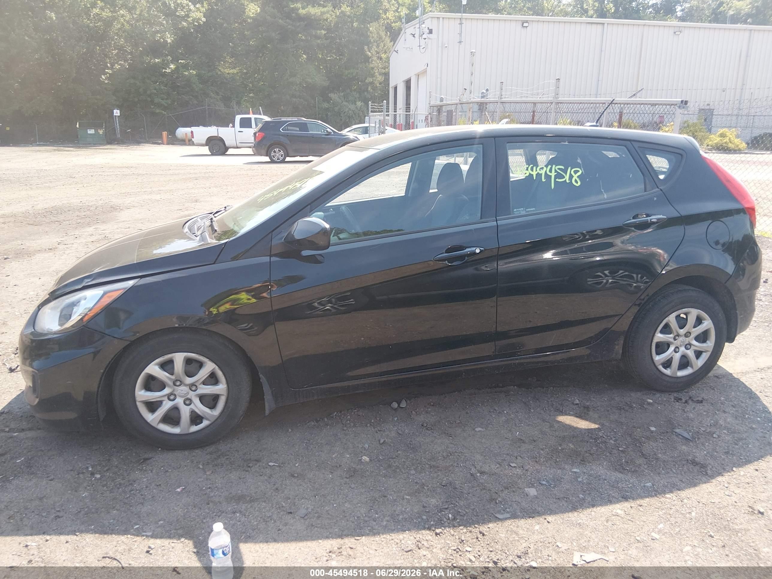 2014 Hyundai Accent Gs Черный vin: KMHCT5AE5EU194001