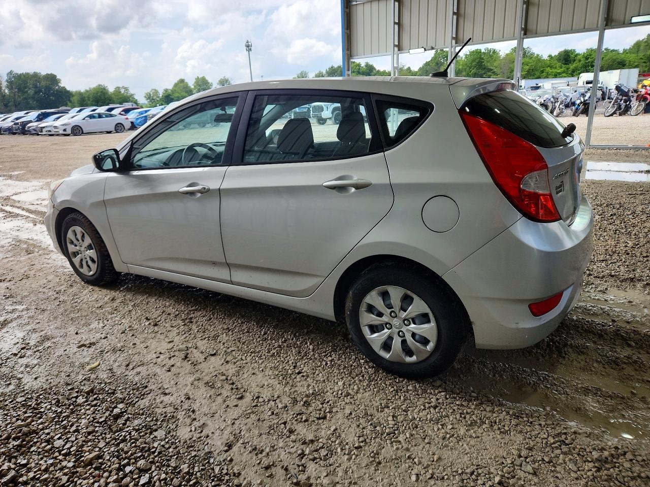 2015 Hyundai Accent Gs Silver vin: KMHCT5AE5FU219495