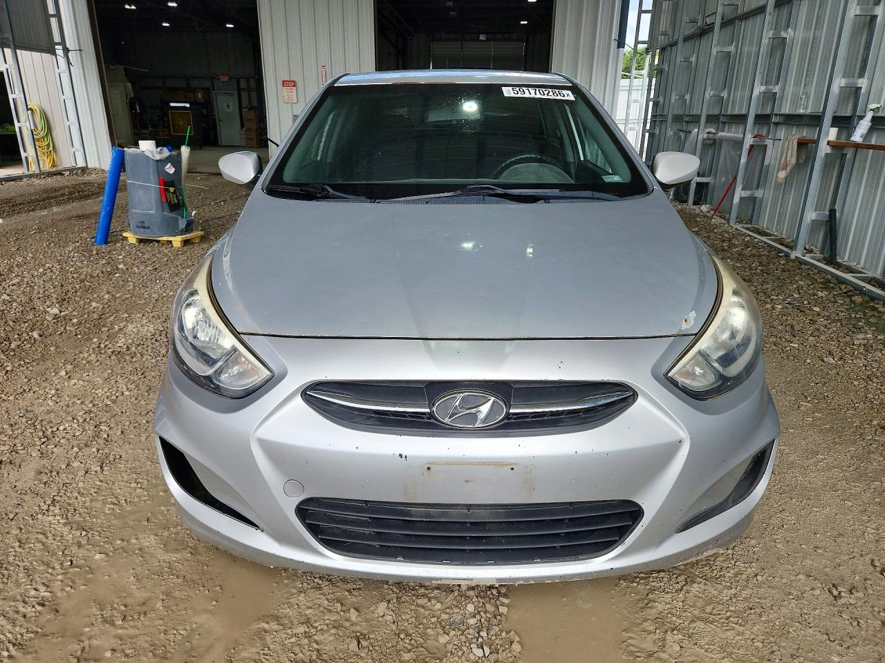 2015 Hyundai Accent Gs Silver vin: KMHCT5AE5FU219495