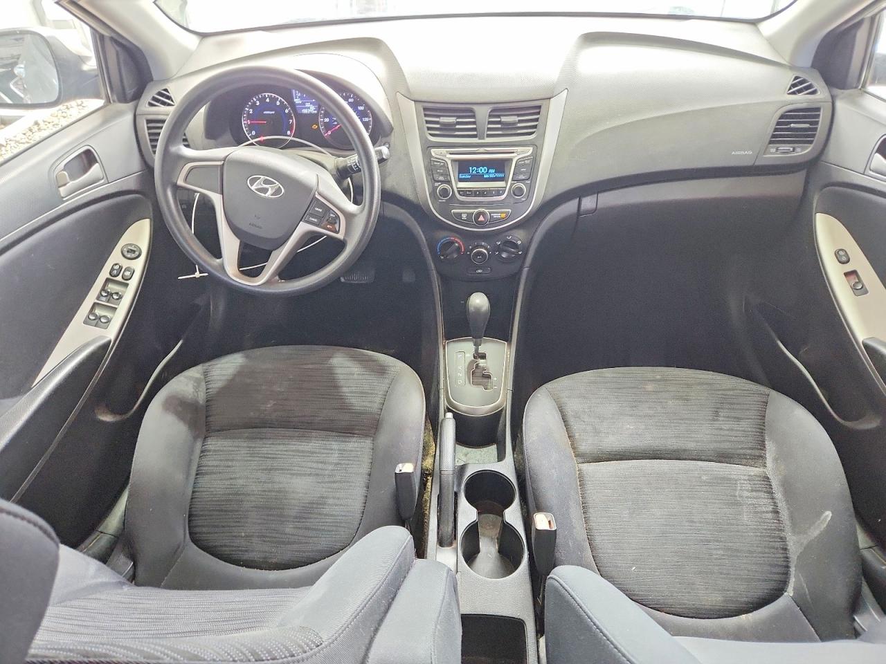 2015 Hyundai Accent Gs Silver vin: KMHCT5AE5FU219495