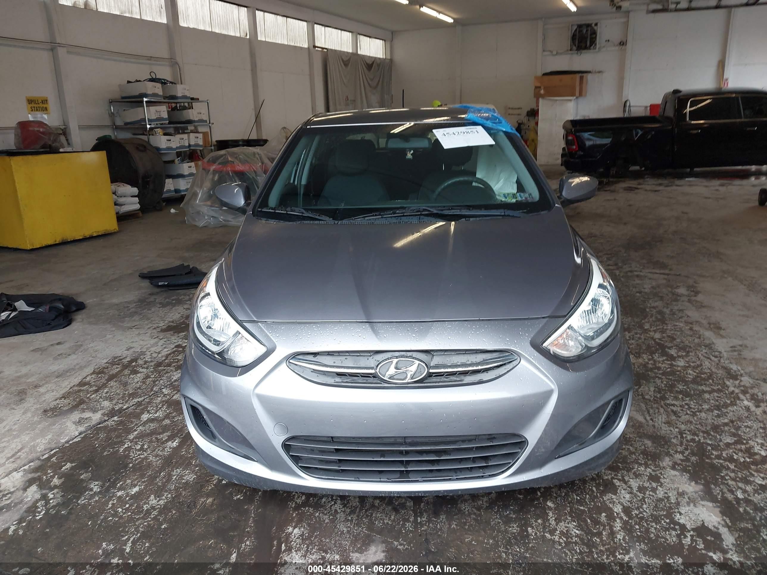 2015 Hyundai Accent Gs Gray vin: KMHCT5AE5FU225295