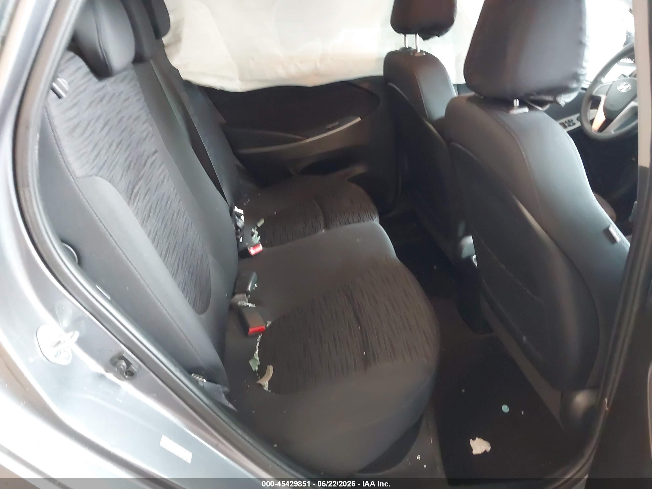 2015 Hyundai Accent Gs Gray vin: KMHCT5AE5FU225295