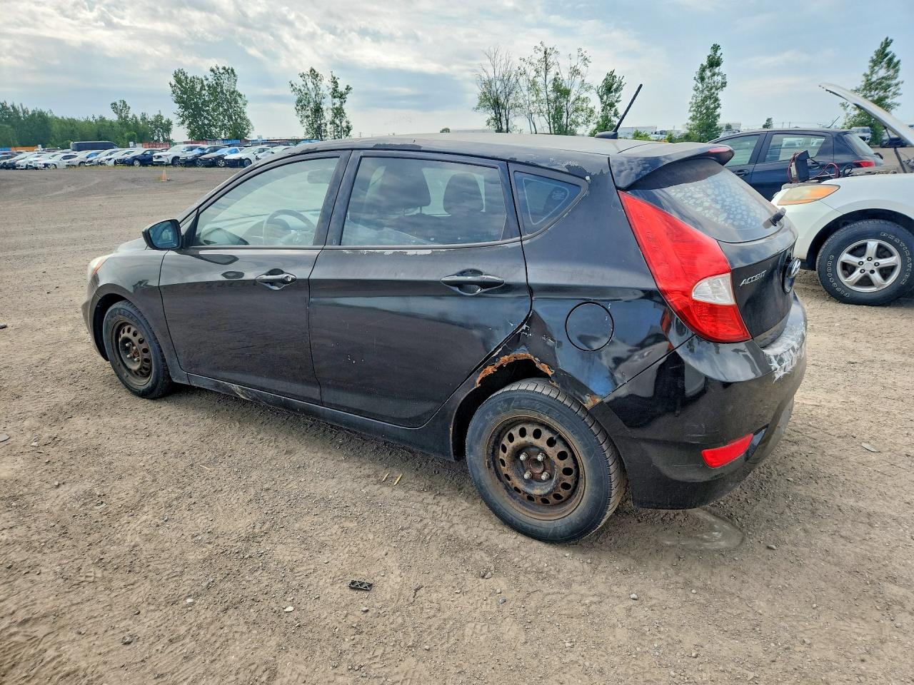 2012 Hyundai Accent Gs Black vin: KMHCT5AE6CU027207