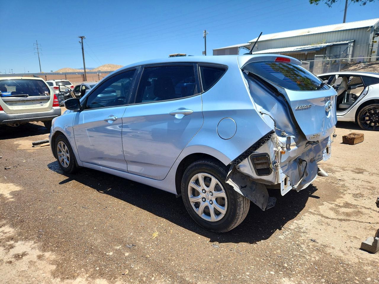 2013 Hyundai Accent Gs Blue vin: KMHCT5AE6DU082533