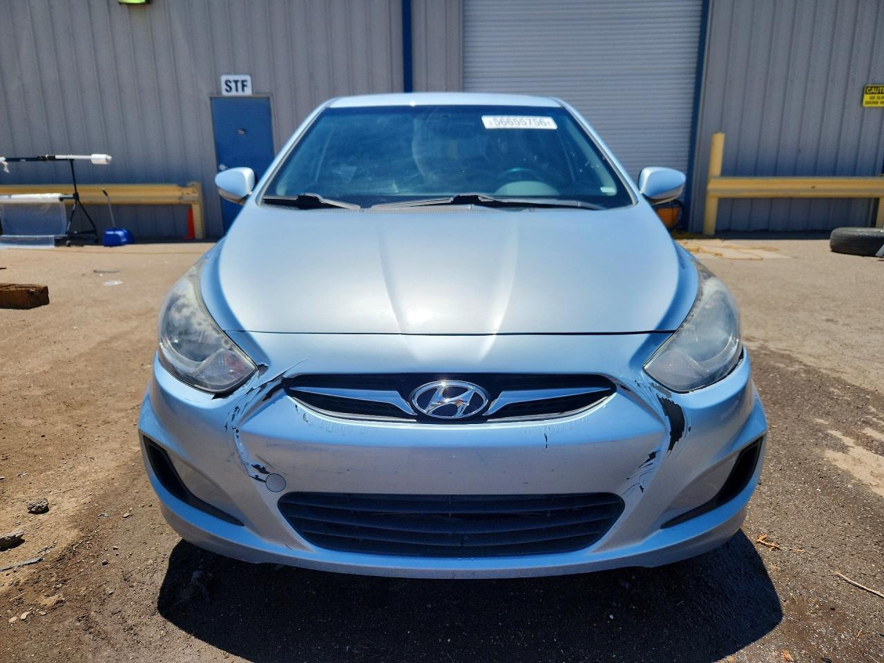 2013 Hyundai Accent Gs Blue vin: KMHCT5AE6DU082533