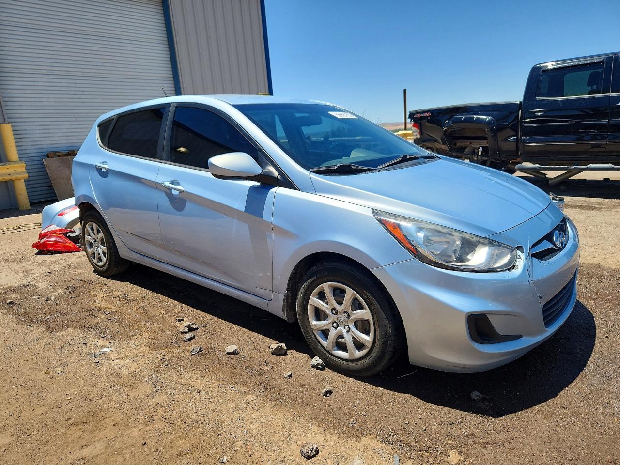 2013 Hyundai Accent Gs Blue vin: KMHCT5AE6DU082533