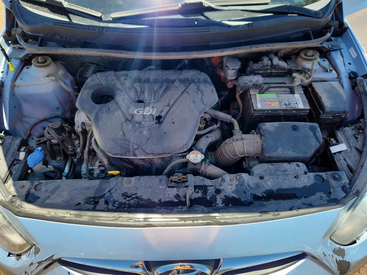 2013 Hyundai Accent Gs Blue vin: KMHCT5AE6DU082533