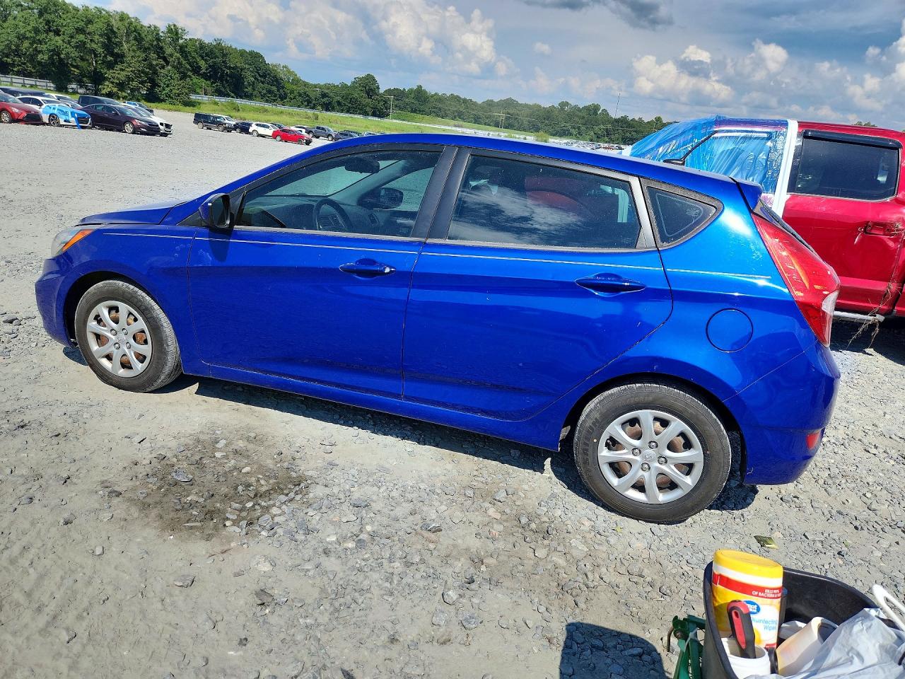 2013 Hyundai Accent Gs Blue vin: KMHCT5AE6DU084184