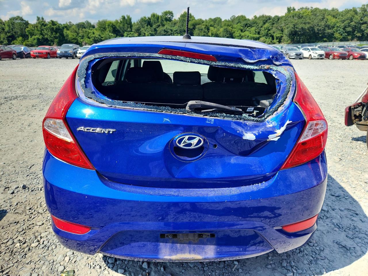 2013 Hyundai Accent Gs Blue vin: KMHCT5AE6DU084184