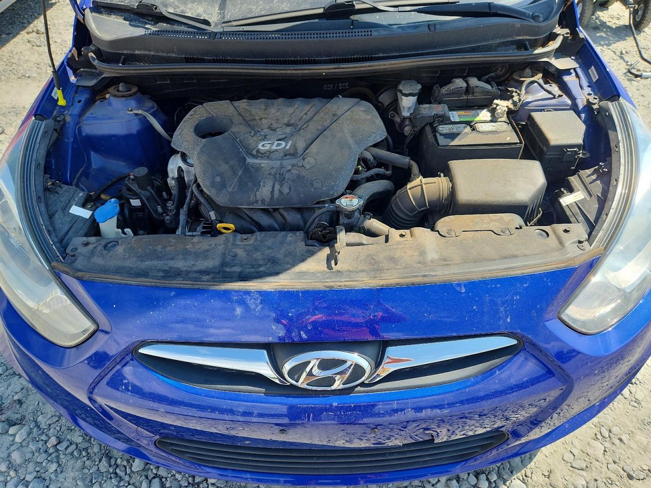 2013 Hyundai Accent Gs Blue vin: KMHCT5AE6DU084184