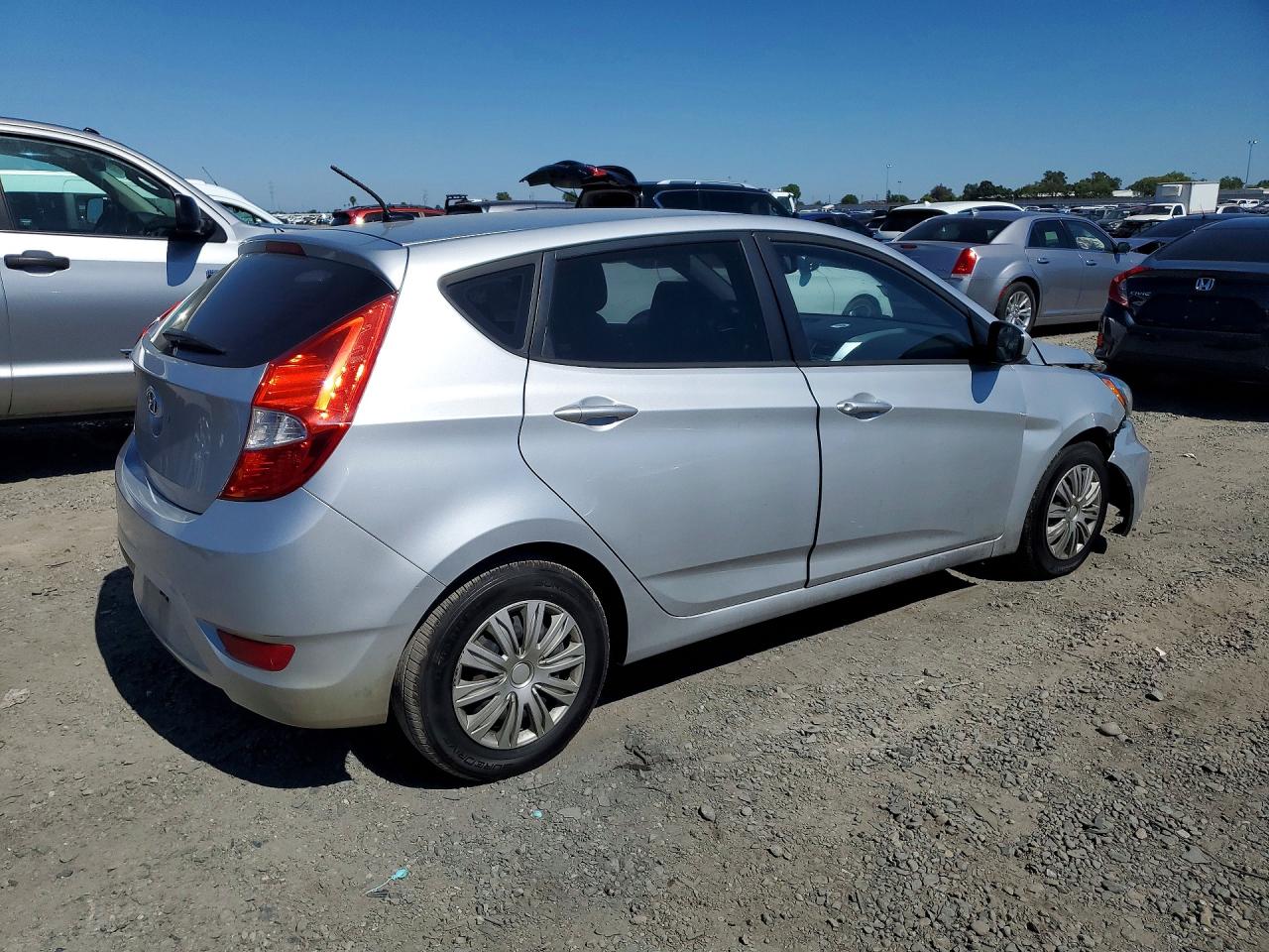 2013 Hyundai Accent Gs Gray vin: KMHCT5AE6DU098182