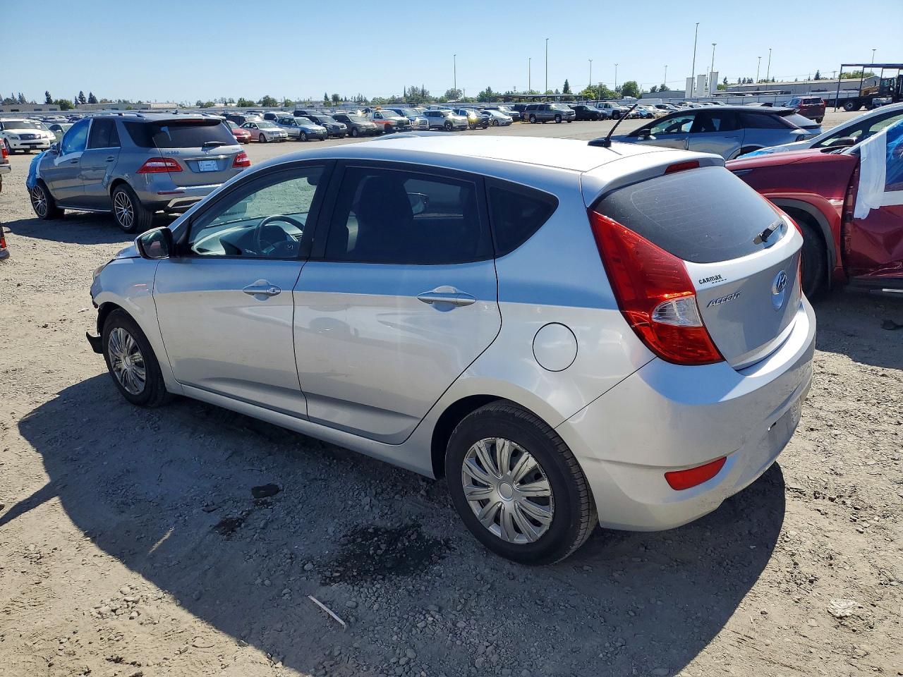 2013 Hyundai Accent Gs Gray vin: KMHCT5AE6DU098182