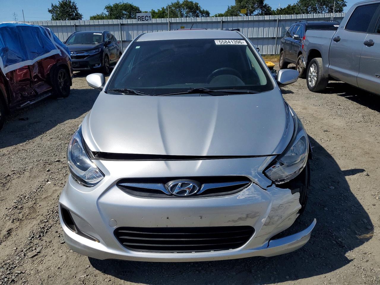2013 Hyundai Accent Gs Gray vin: KMHCT5AE6DU098182