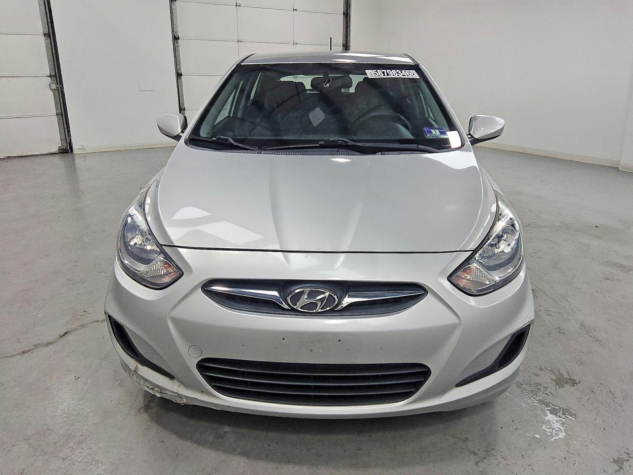 2013 Hyundai Accent Gs Серебряный vin: KMHCT5AE6DU116096