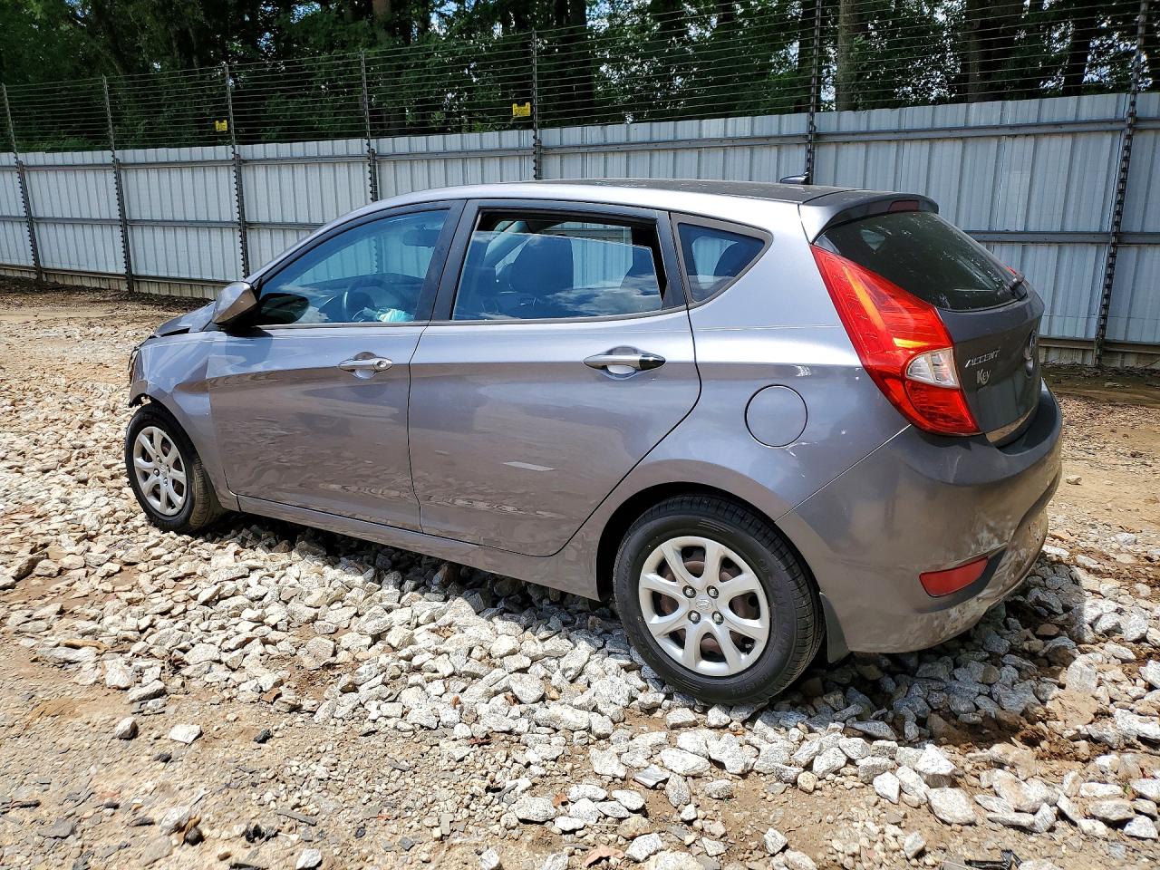 2014 Hyundai Accent Gs Gray vin: KMHCT5AE6EU152582