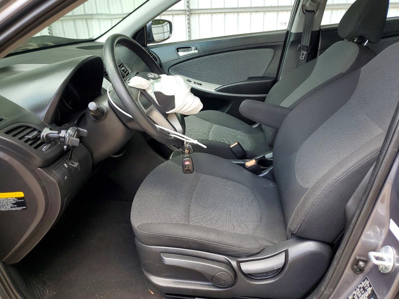 2014 Hyundai Accent Gs Gray vin: KMHCT5AE6EU152582