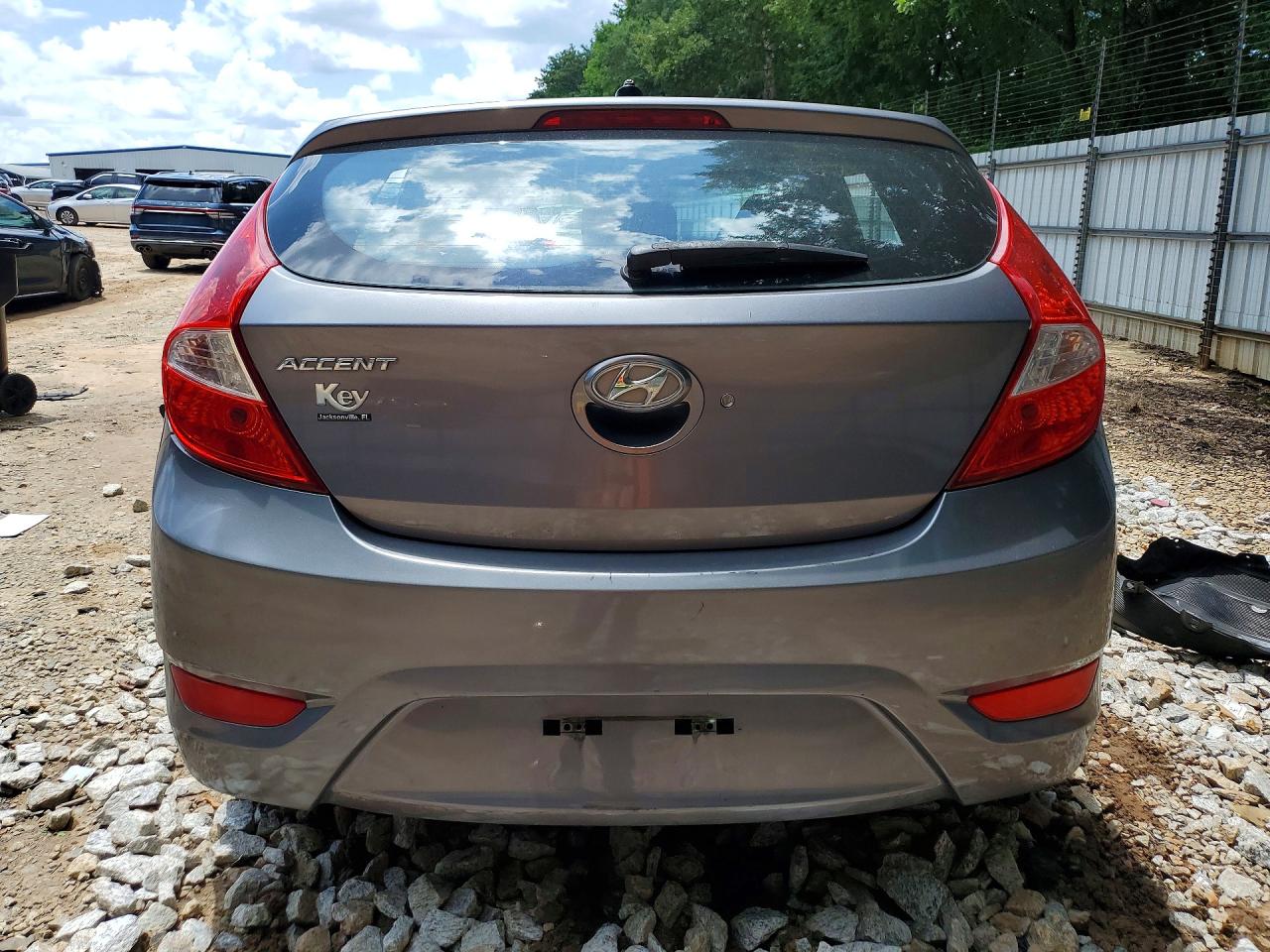 2014 Hyundai Accent Gs Gray vin: KMHCT5AE6EU152582