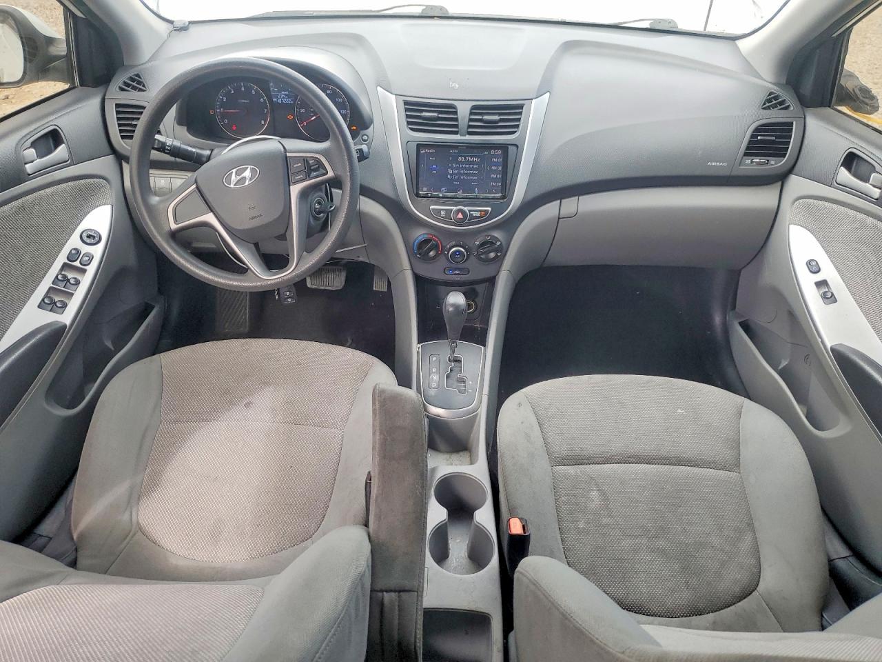 2014 Hyundai Accent Gs White vin: KMHCT5AE6EU158141