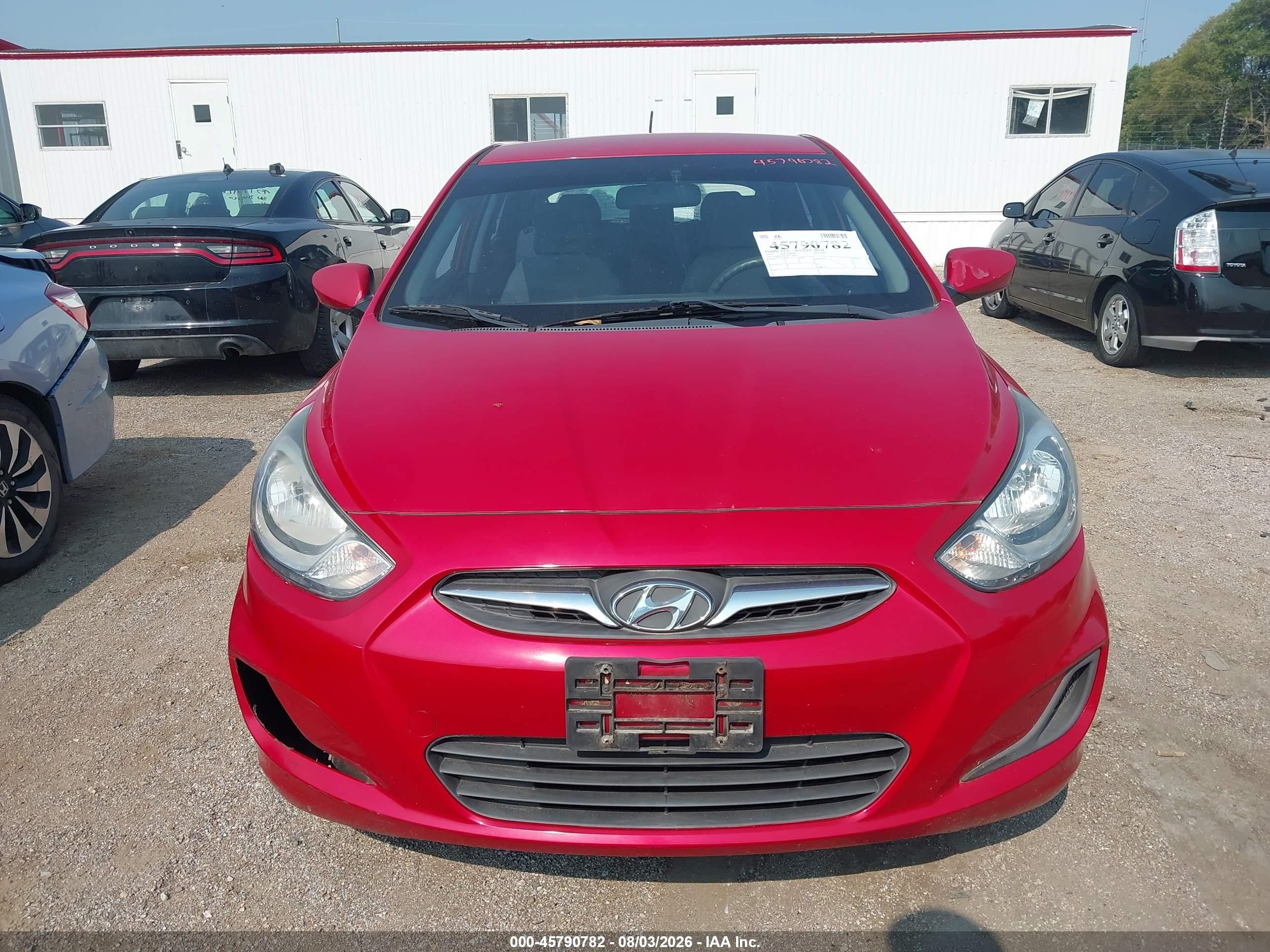 2014 Hyundai Accent Gs Red vin: KMHCT5AE6EU166367