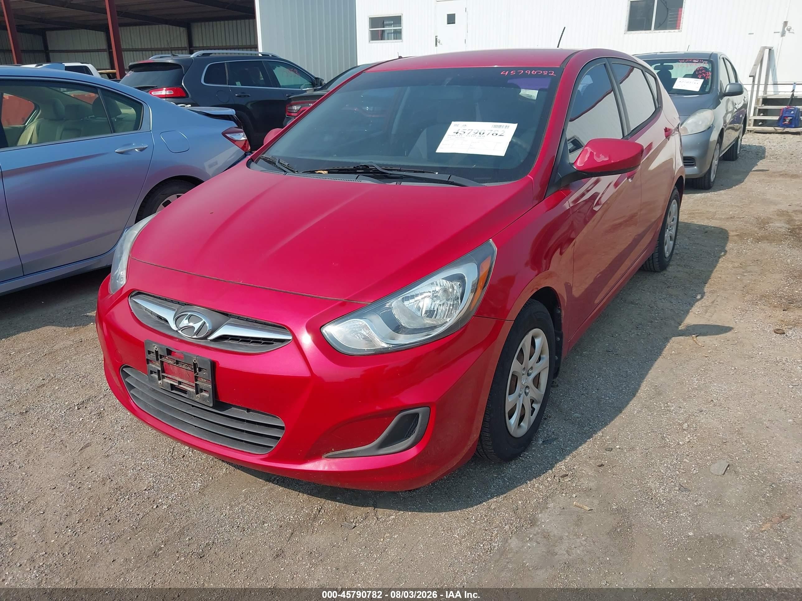 2014 Hyundai Accent Gs Red vin: KMHCT5AE6EU166367