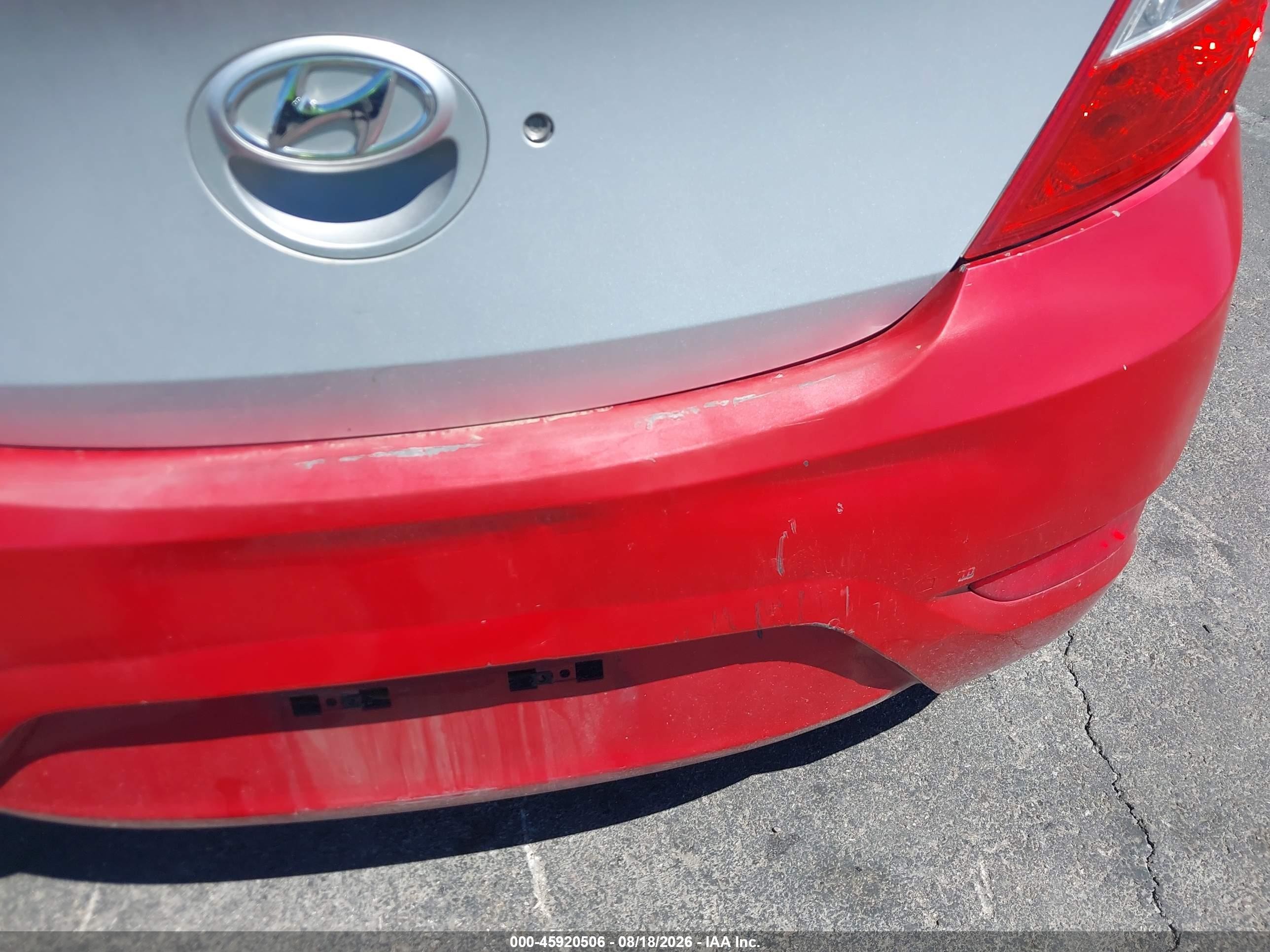 2014 Hyundai Accent Gs Red vin: KMHCT5AE6EU175795