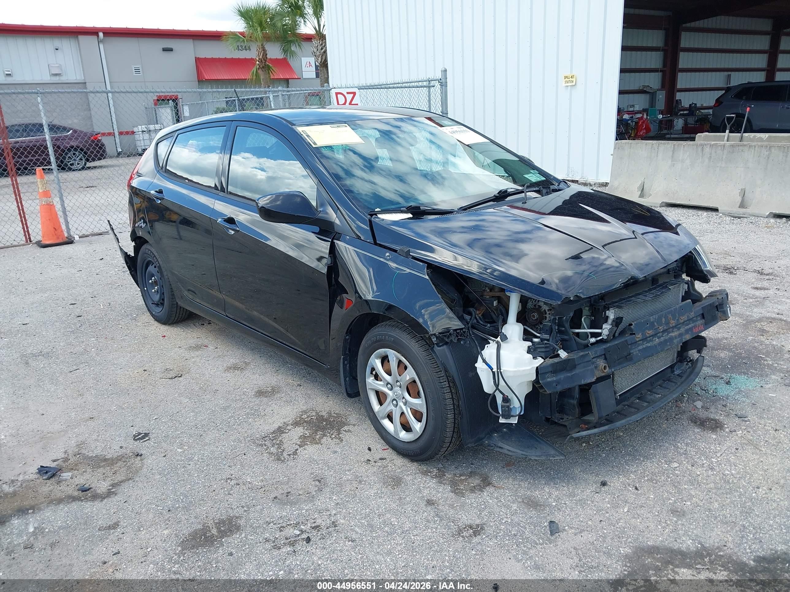 2014 Hyundai Accent Gs Black vin: KMHCT5AE6EU183525