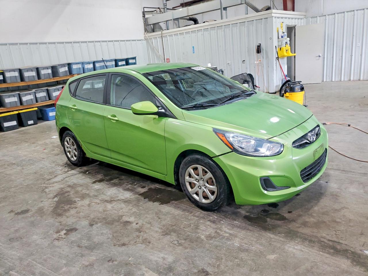 2014 Hyundai Accent Gs Green vin: KMHCT5AE6EU185744