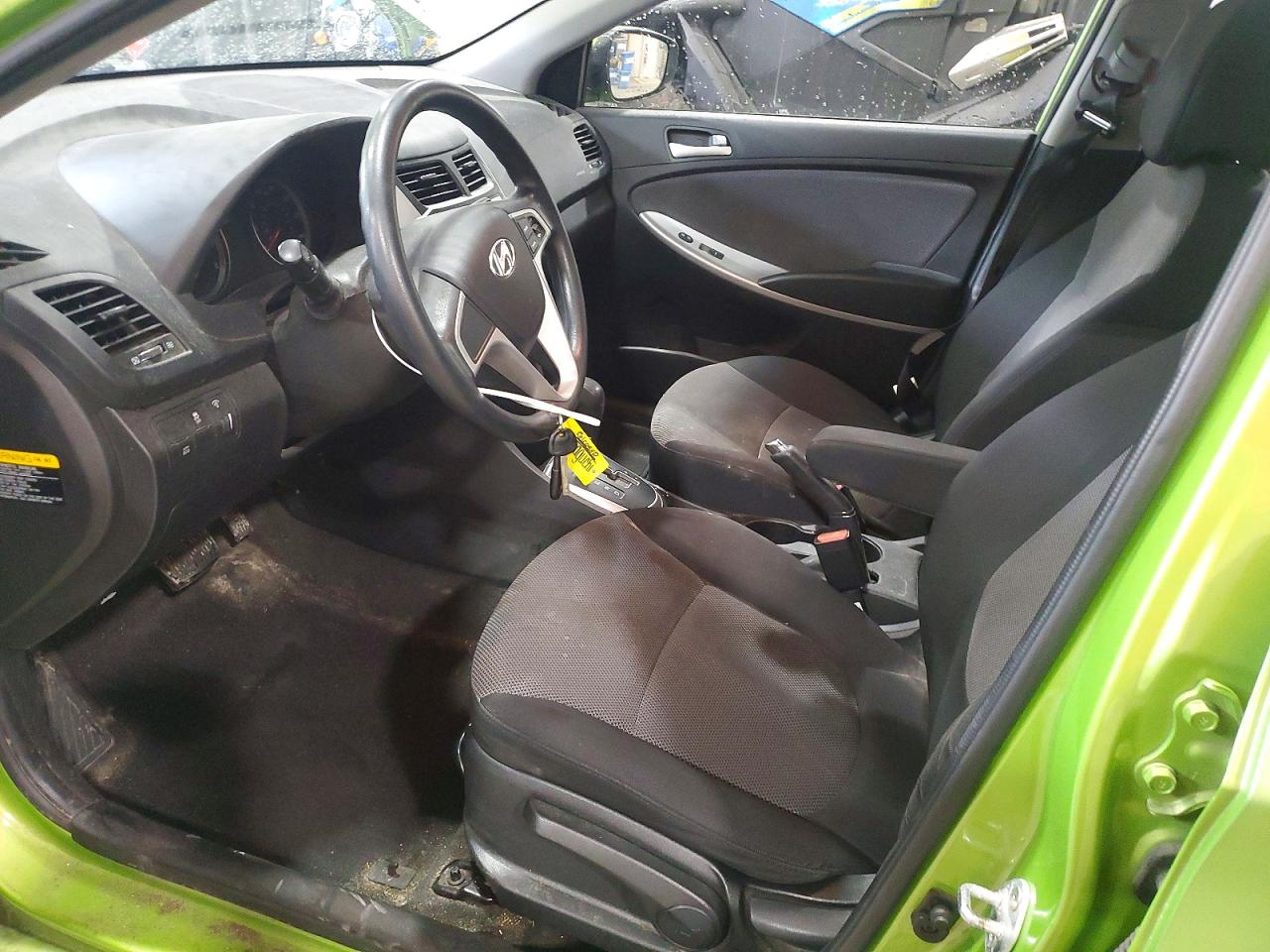 2014 Hyundai Accent Gs Green vin: KMHCT5AE6EU185744
