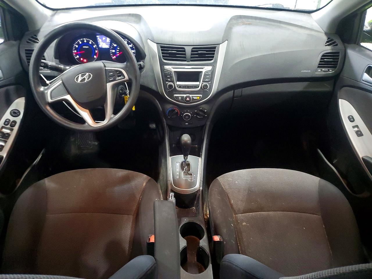 2014 Hyundai Accent Gs Green vin: KMHCT5AE6EU185744
