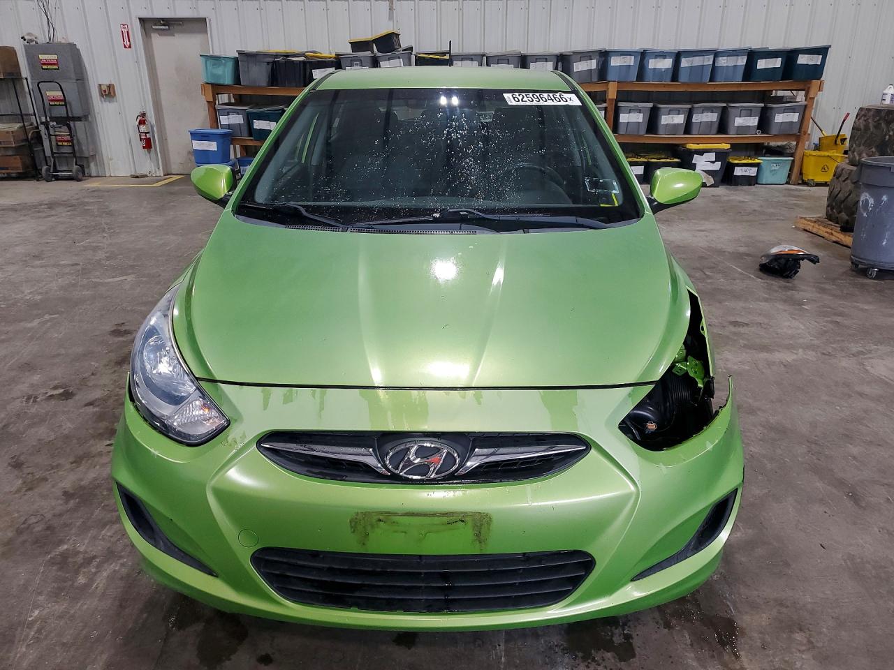 2014 Hyundai Accent Gs Green vin: KMHCT5AE6EU185744